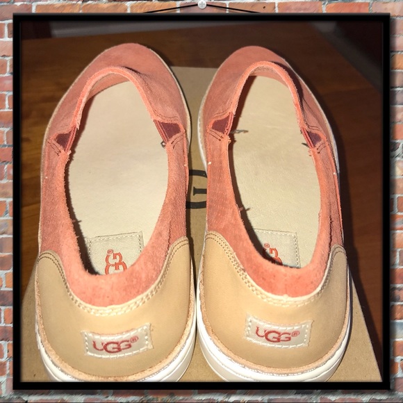 UGG Adley Perf Suede Sneaker in Paprika - Picture 7 of 8